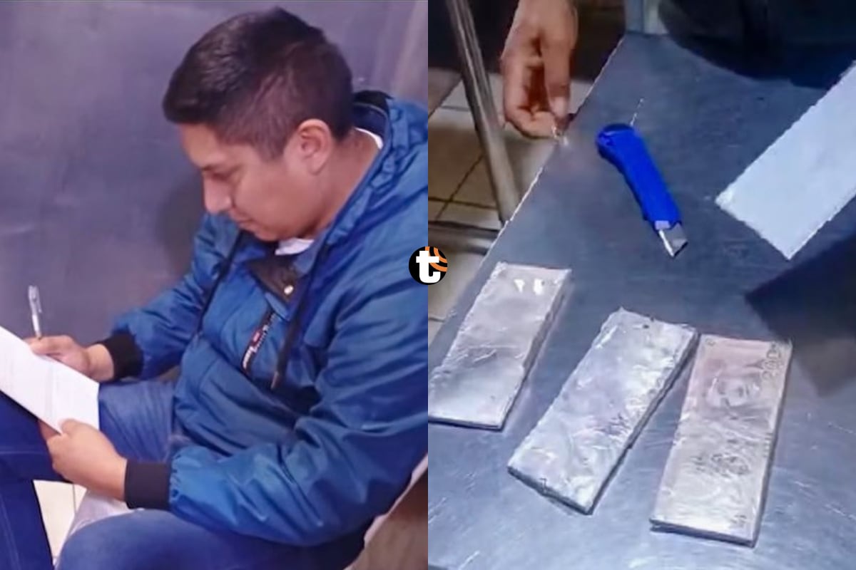 ¡Cayó con la mochila cargada de dinero y chips! Trabajador del INPE fue intervenido cuando intentaba ingresar al penal de Socabaya