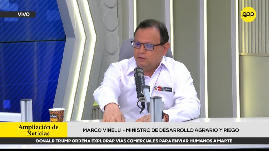 Marco Vinelli sobre empresario argentino vinculado a Keiko Fujimori: “No sé qué grado de influencia tenga sobre la presidenta”