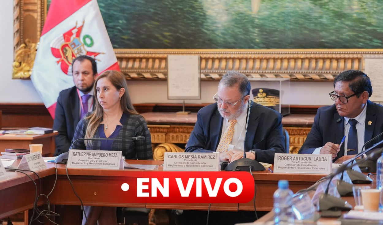 Comisión de Constitución del Senado EN VIVO: congresistas debaten dictamen de delegación de facultades en medio de discrepancias