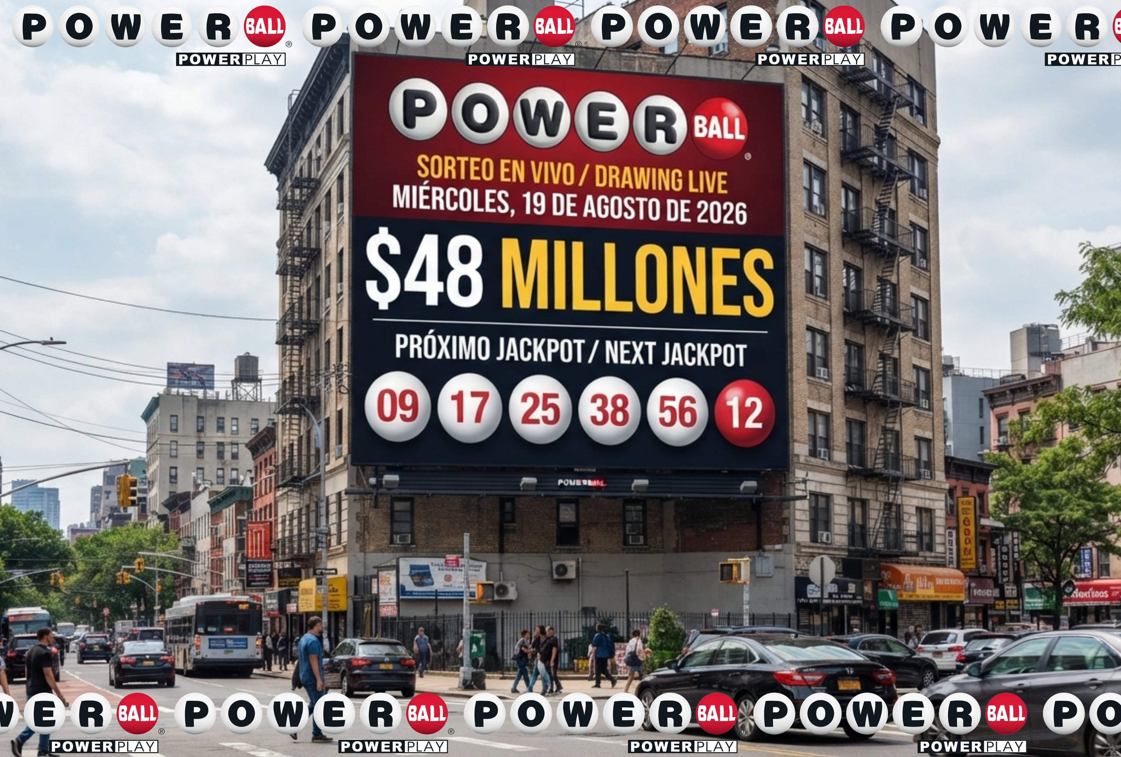 Números ganadores del Powerball, 19/08/2026: estos son los resultados del sorteo jackpot de la lotería con premio mayor de 48 millones de dólares