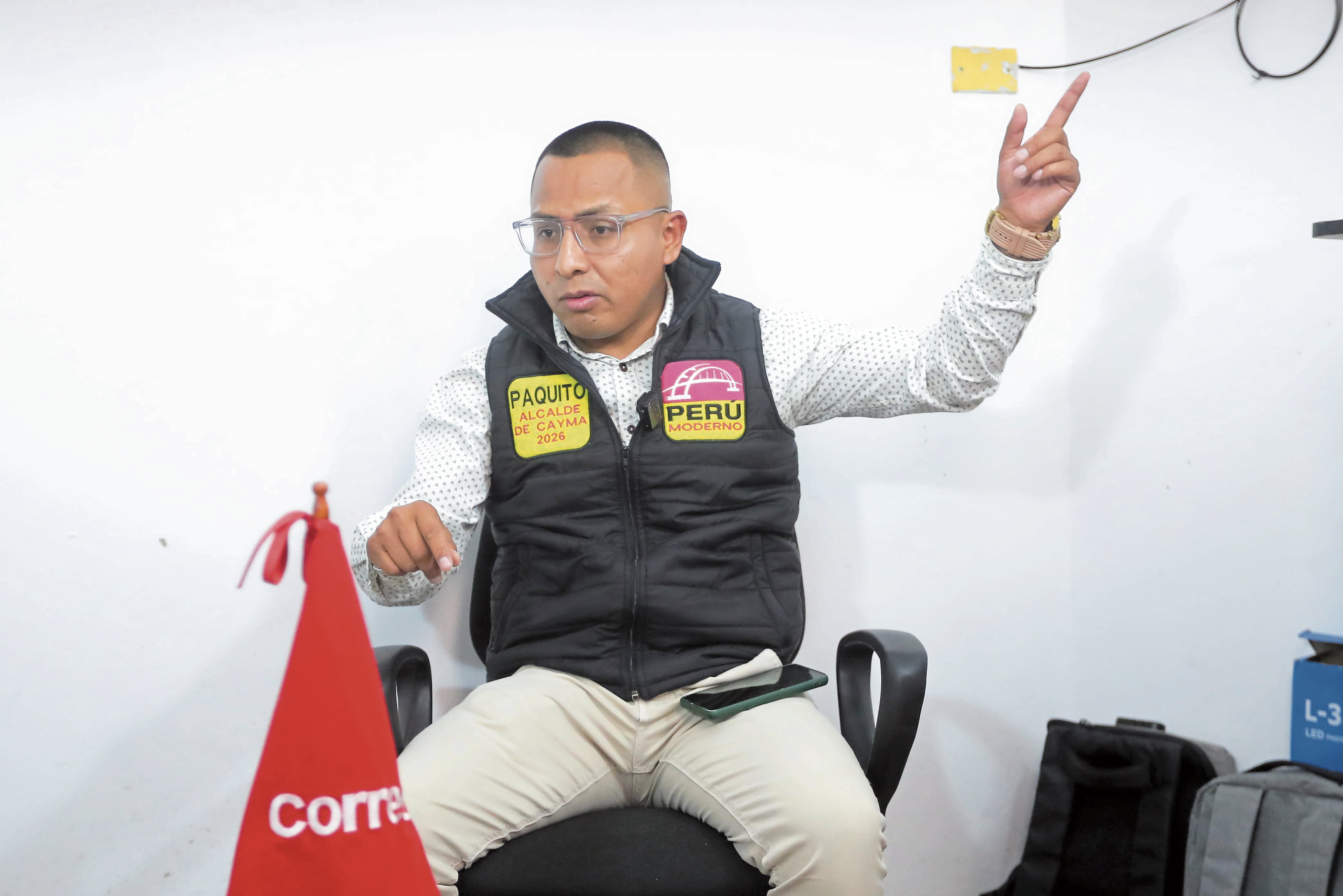 Julio César Paco, candidato a Cayma propone 2 mil drones con IA para frenar inseguridad