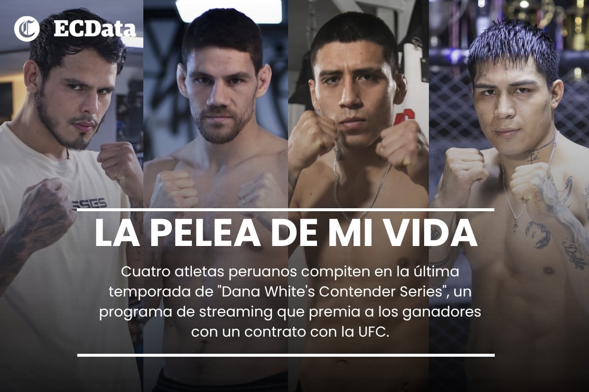 La pelea de mi vida: cuatro peruanos compiten por un contrato con la UFC en “Dana White’s Contender Series”