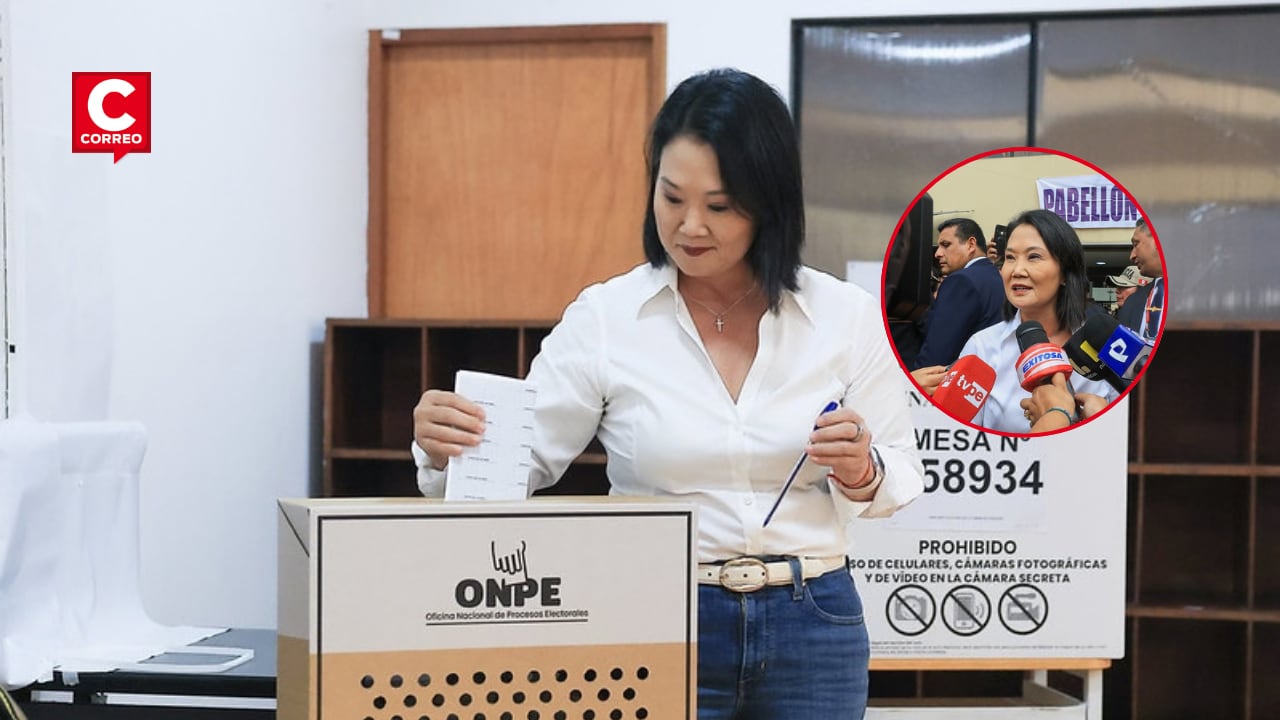 Keiko Fujimori votó en San Borja y pidió a ciudadanos participar en las ERM 2026