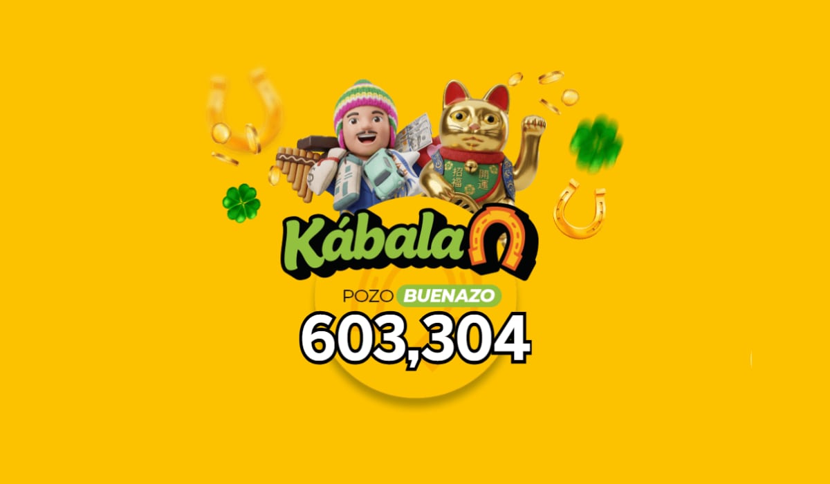 Sorteo de Kábala: conoce el Pozo Buenazo del sábado 5 de setiembre y cómo jugar