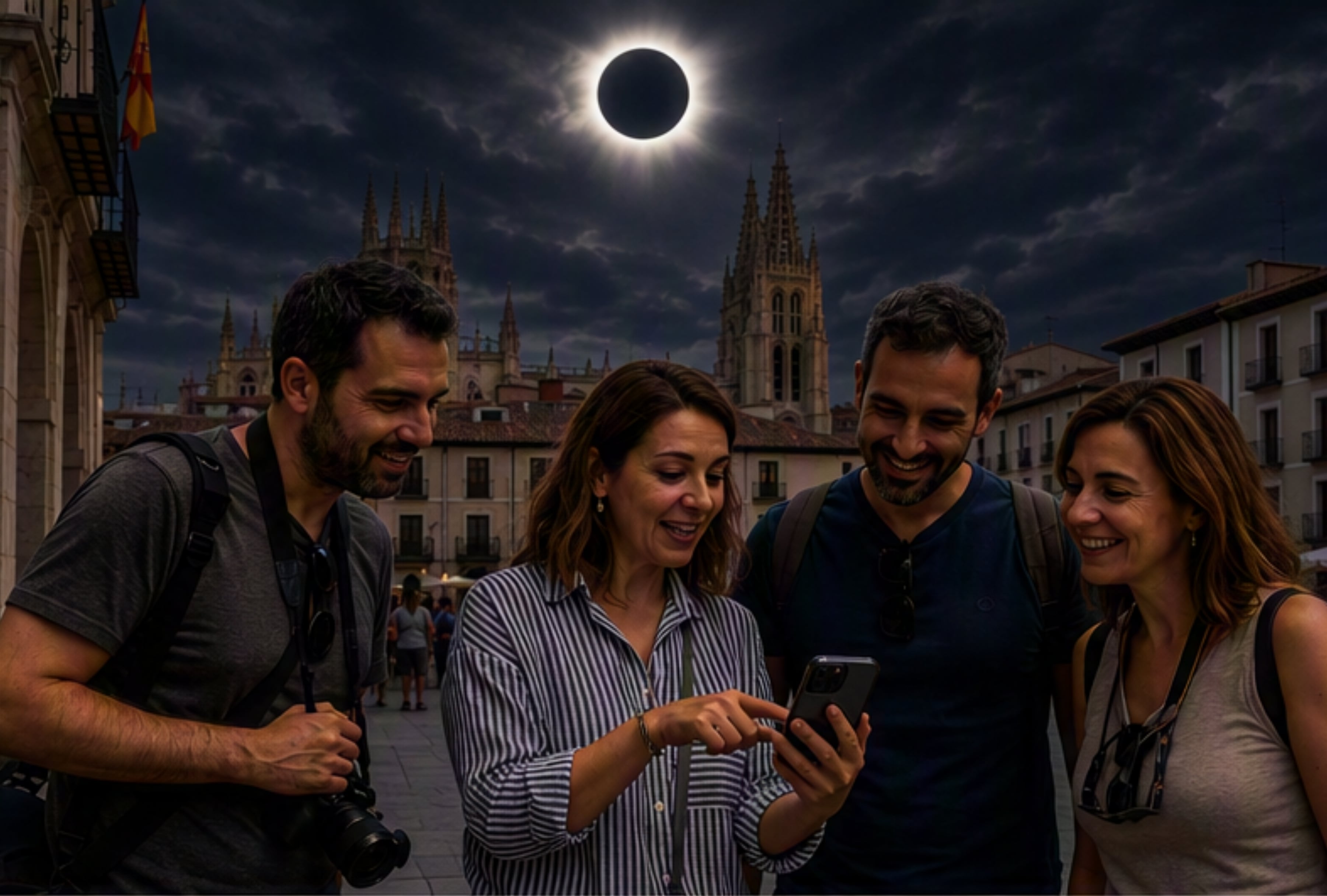 ¿Se podrá ver el eclipse solar en Burgos hoy, 12 de agosto? Así estará el tiempo