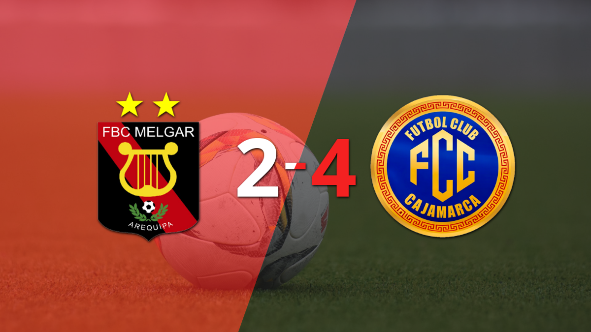 Liga 1: Ni el doblete de Jhonny Vidales ayudó a Melgar en la derrota ante FC Cajamarca