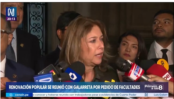 Renovación Popular evalúa con el Ejecutivo pedido de facultades legislativas