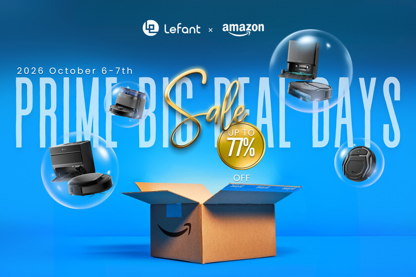 Los robots aspiradores Lefant se suman a la Fiesta de Ofertas Prime de Amazon con descuentos de hasta el 77 %