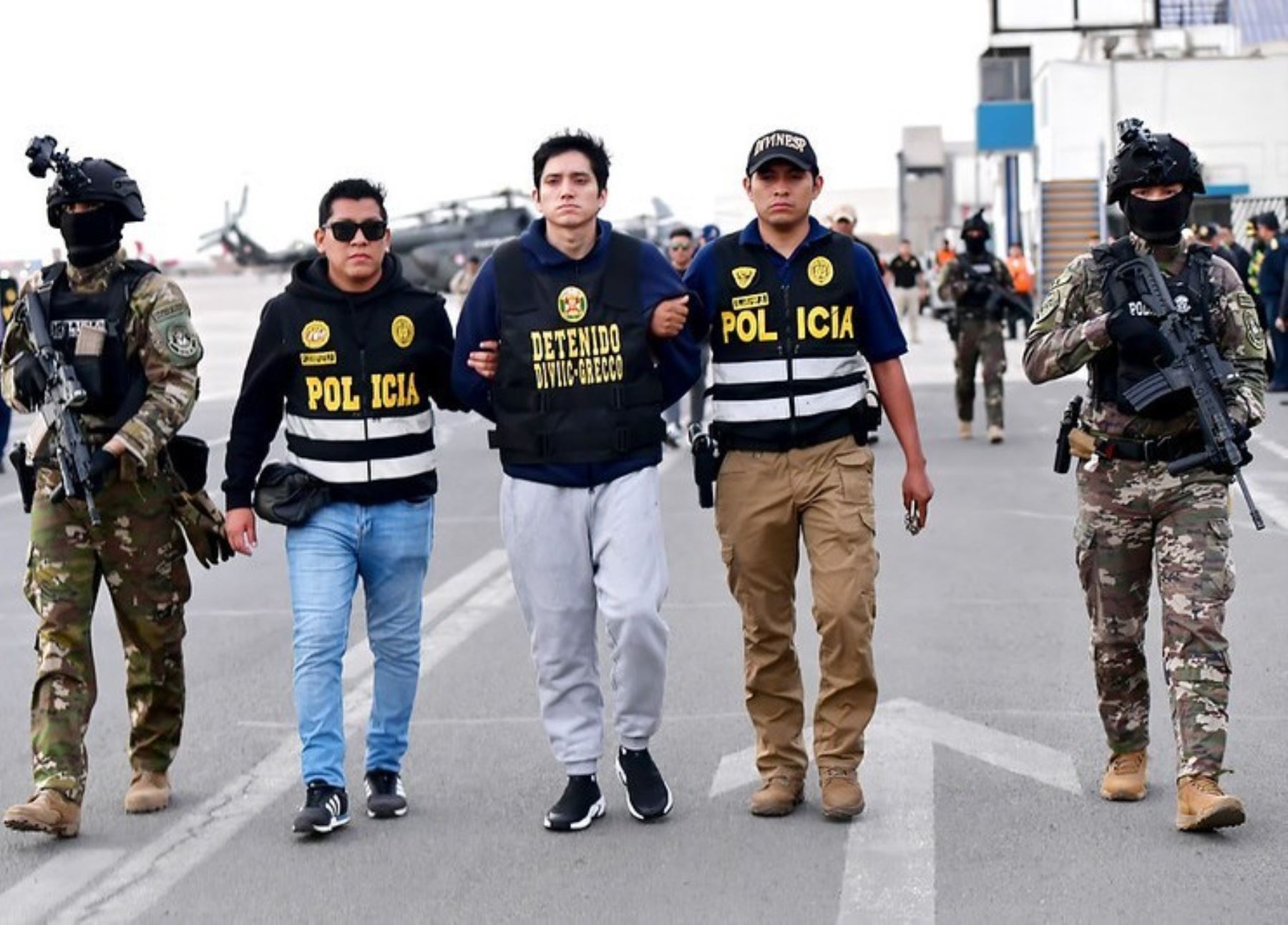 Jhonsson Pulpo será trasladado a la Base Naval bajo estrictas medidas de seguridad