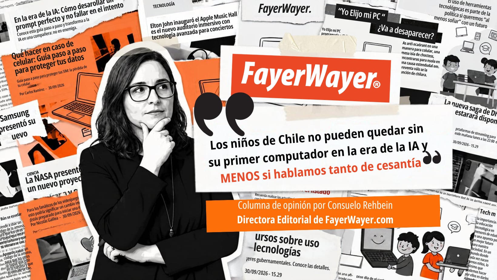 “Los niños de Chile no pueden quedar sin su primer computador en la era de la IA y más si hablamos tanto de cesantía”