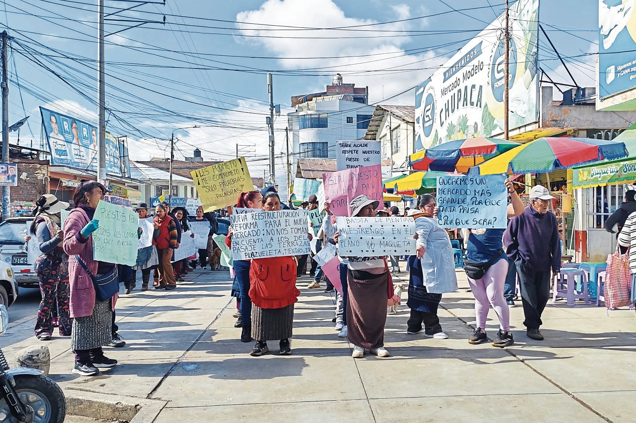 Conflicto por puestos amenaza construcción de mercado con presupuesto de S/ 35 millones en Chupaca