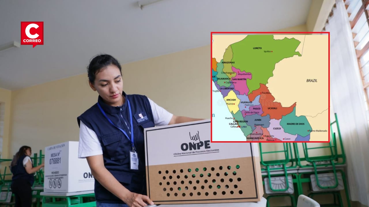 Conoce los resultados ONPE en las regiones de Amazonas, San Martín, Ucayali y Madre de Dios