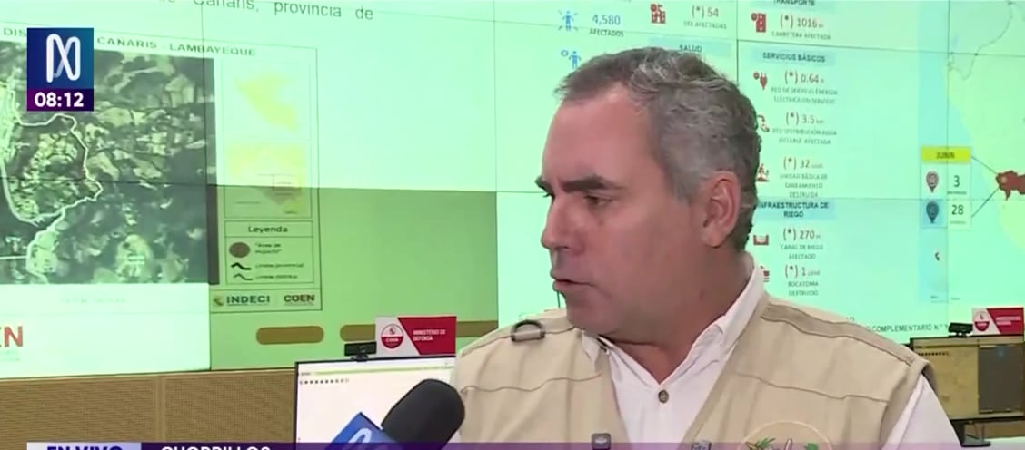 Rafael Belaúnde anuncia intervención en 569 puntos críticos ante próxima temporada de lluvias