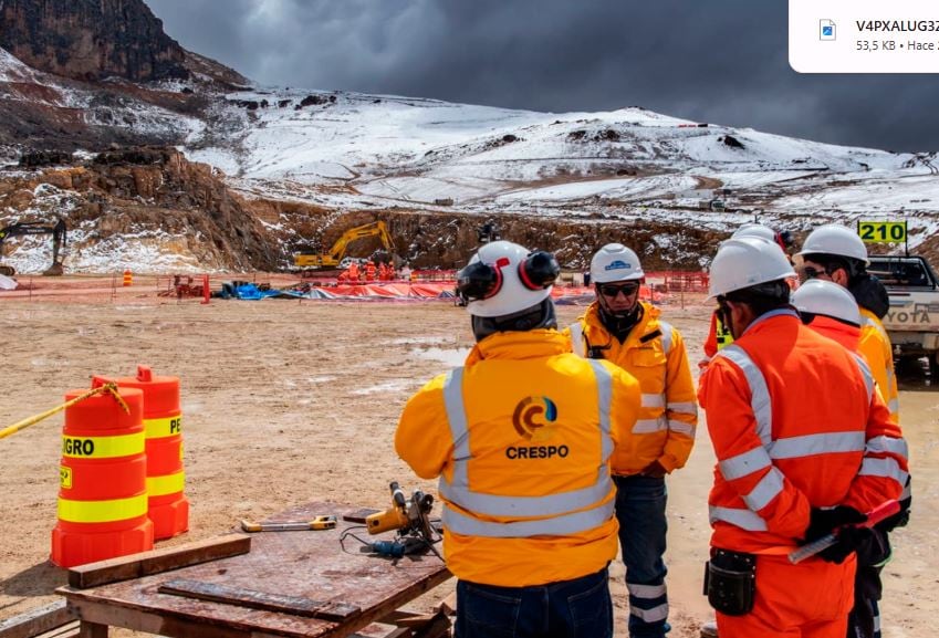 Minera Crespo con luz verde para duplicar procesamiento en operación de oro en Cusco