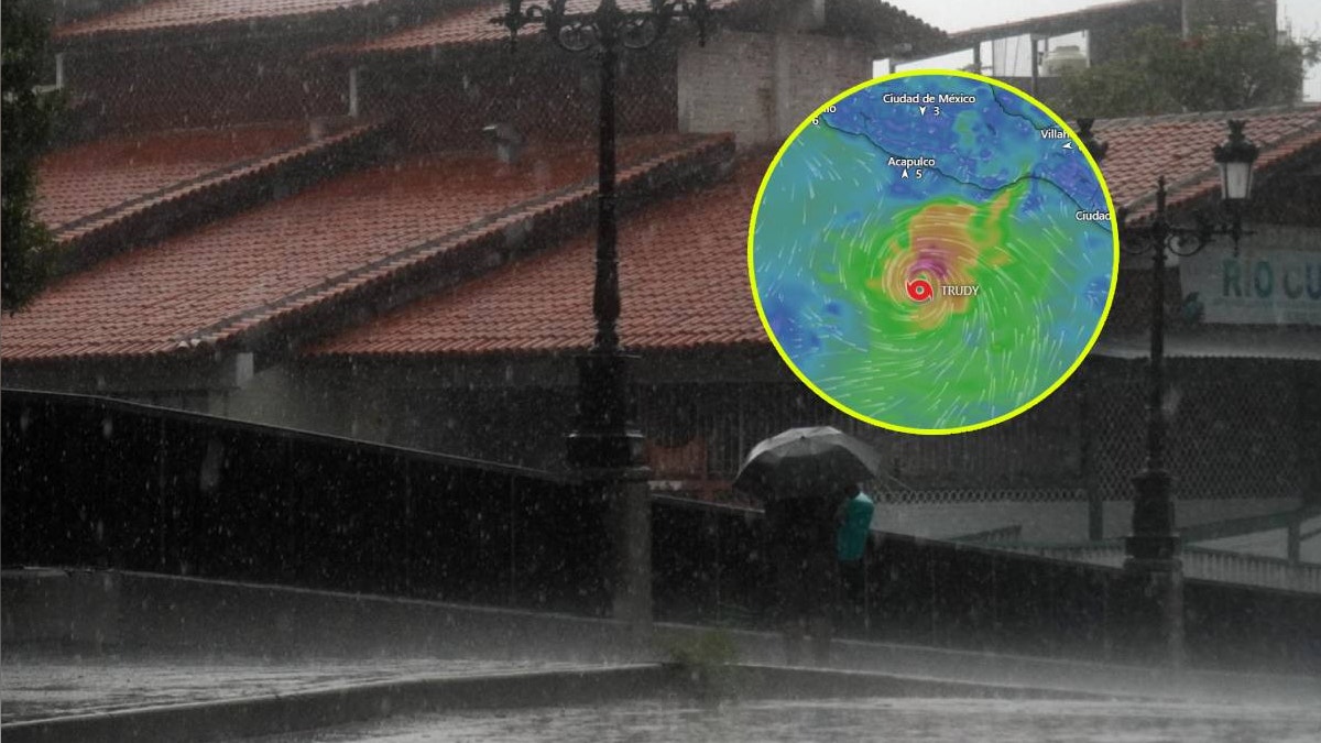 Trudy, la tormenta eléctrica con riesgo de convertirse en huracán: trayectoria en vivo y pronósticos