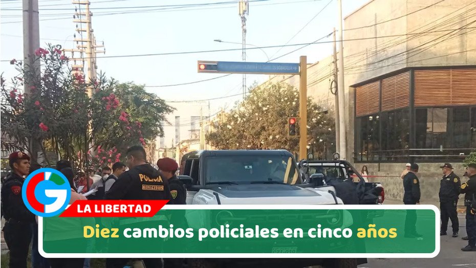 Diez cambios de mando en cinco años