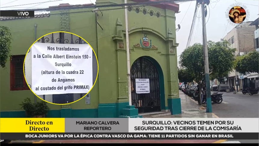Vecinos de Surquillo temen por su seguridad tras cierre de la comisaría del distrito: “Me siento insegura y con miedo”
