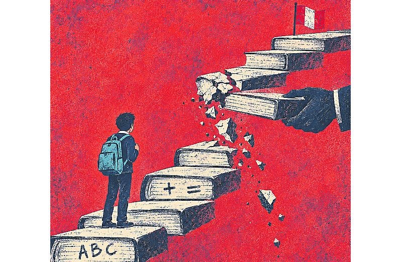 Jalados en educación