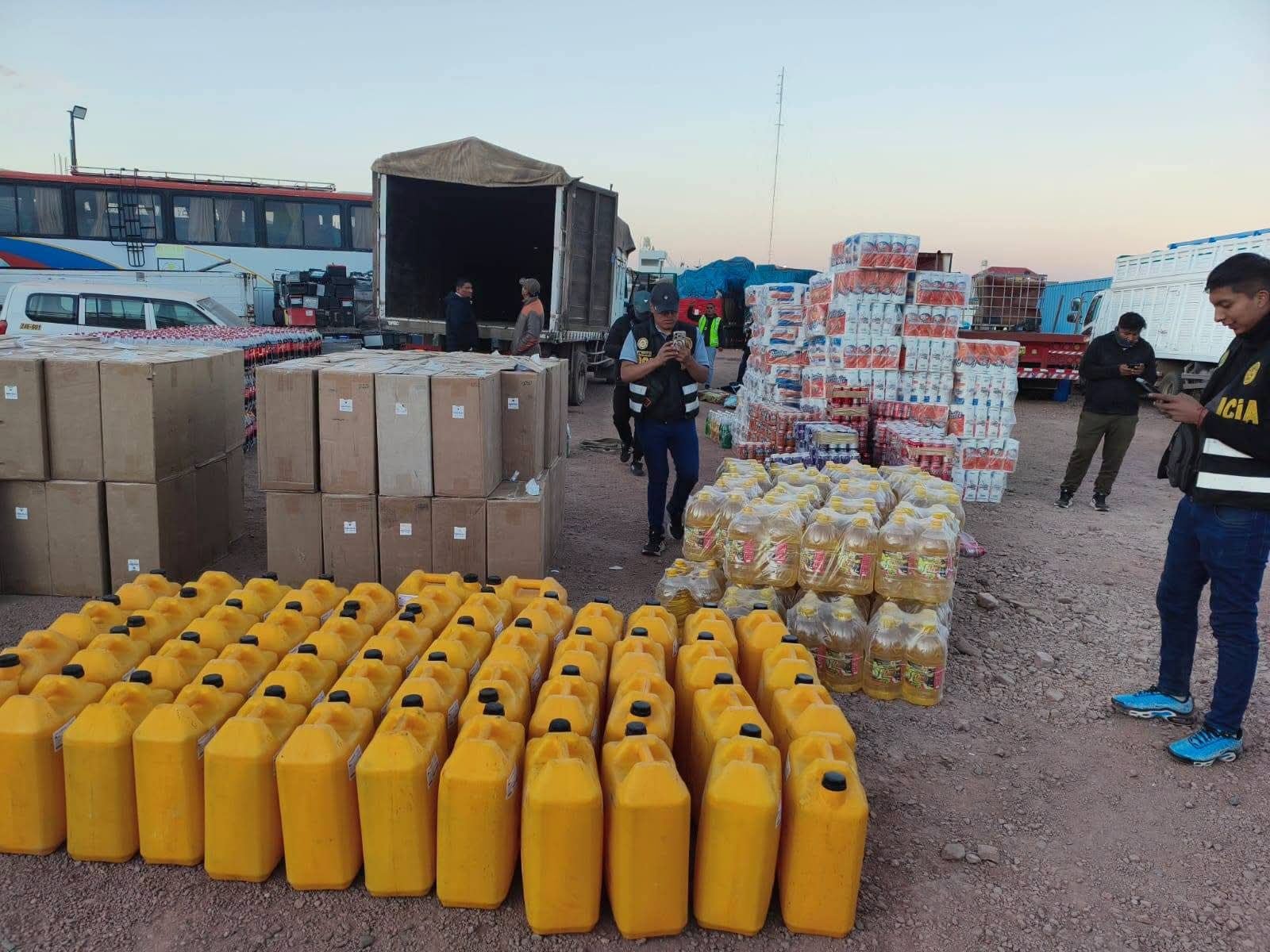 Puno: Decomisan contrabando valorizada en más de 1.7 millones de soles