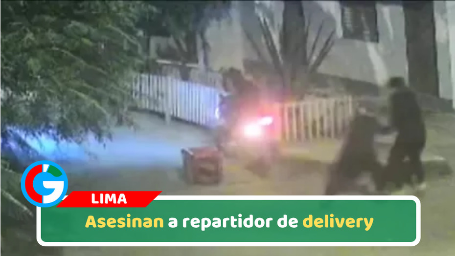 Asesinan a repartidor de delivery