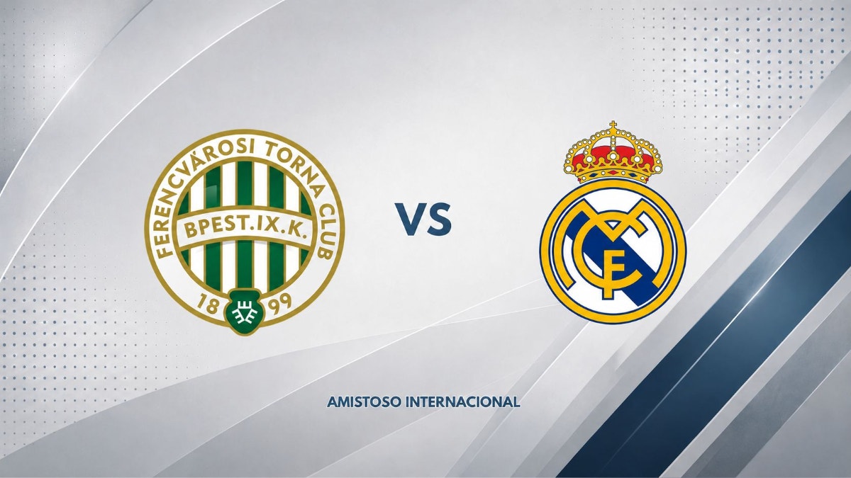 Real Madrid vs Ferencvaros: se enfrentan en Budapest en partido amistoso