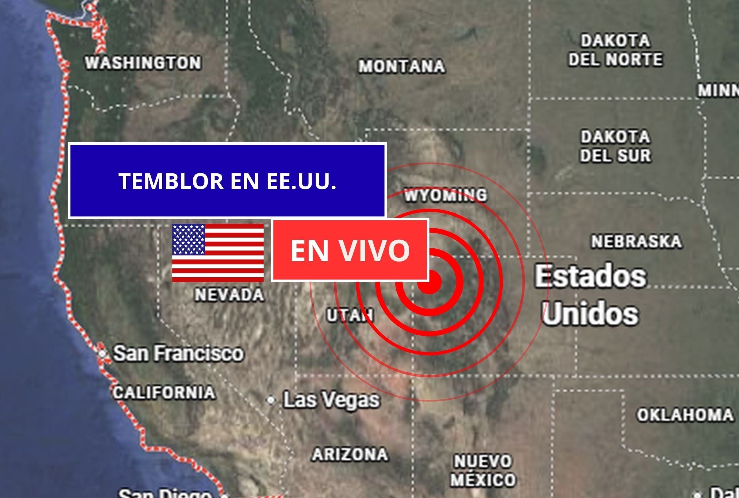 Temblor en EE.UU. EN VIVO hoy, 30 de agosto 2026: hora exacta, magnitud y dónde fue el epicentro del último sismo