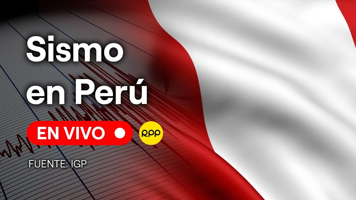 Temblor en Perú, hoy 27 de agosto: magnitud y epicentro del sismo según IGP