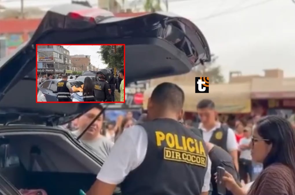 ¡Detienen a seis policías del Grupo  Terna en Los Olivos! Son intervenidos por presunto robo de dinero a comerciante