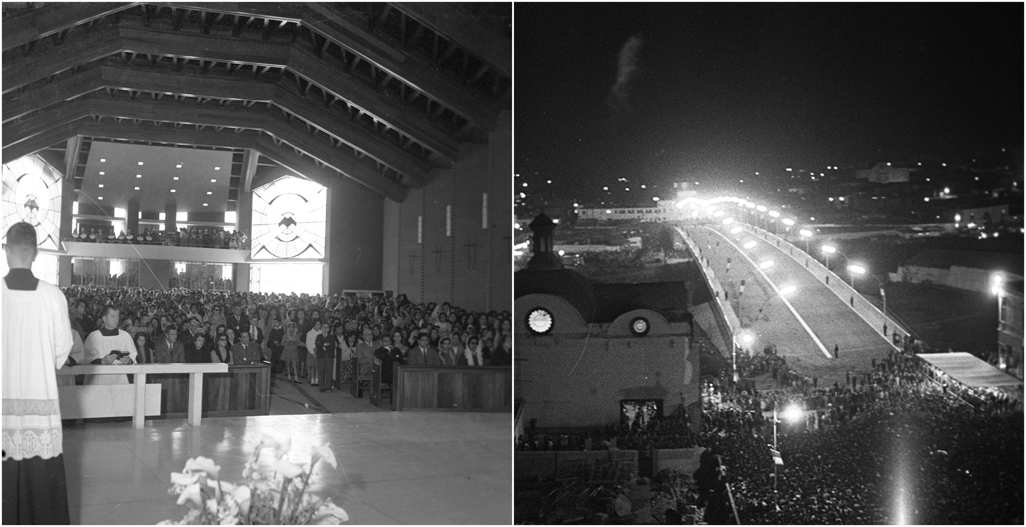 Santa Rosa de Lima en dos tiempos: el templo que estrenó Lince y el puente que unió Lima en 1960 | FOTOS