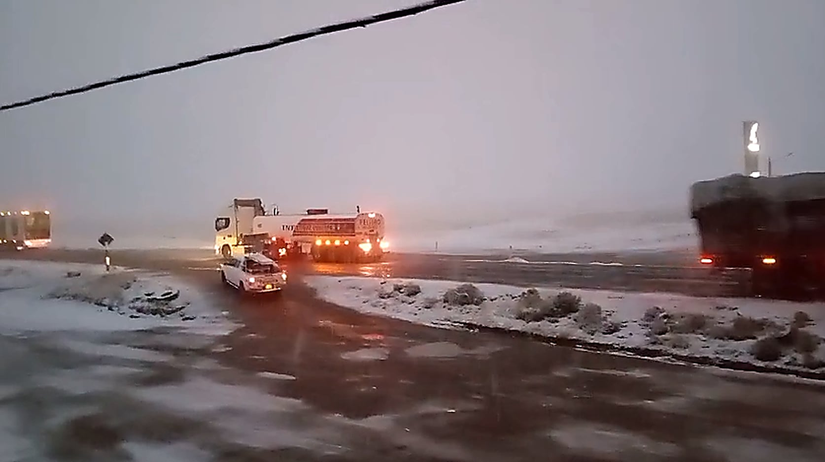Senamhi alerta por nevada en Imata, en la carretera Arequipa-Puno