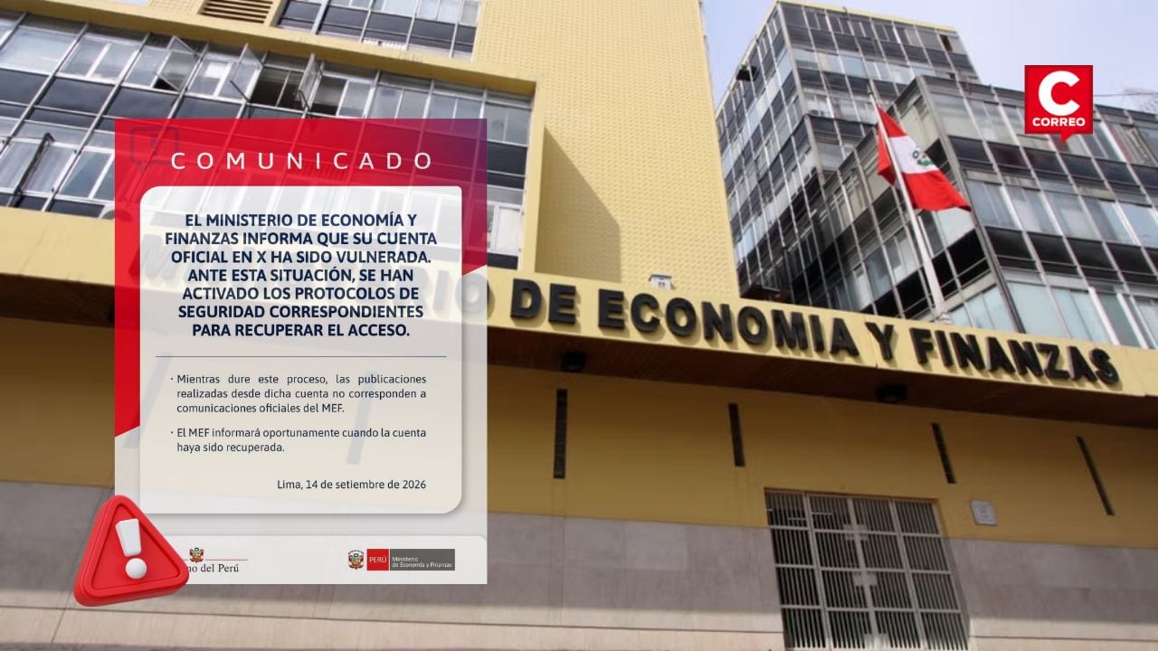 Ministerio de Economía alerta que su cuenta en X fue vulnerada y pide verificar información antes de compartirla