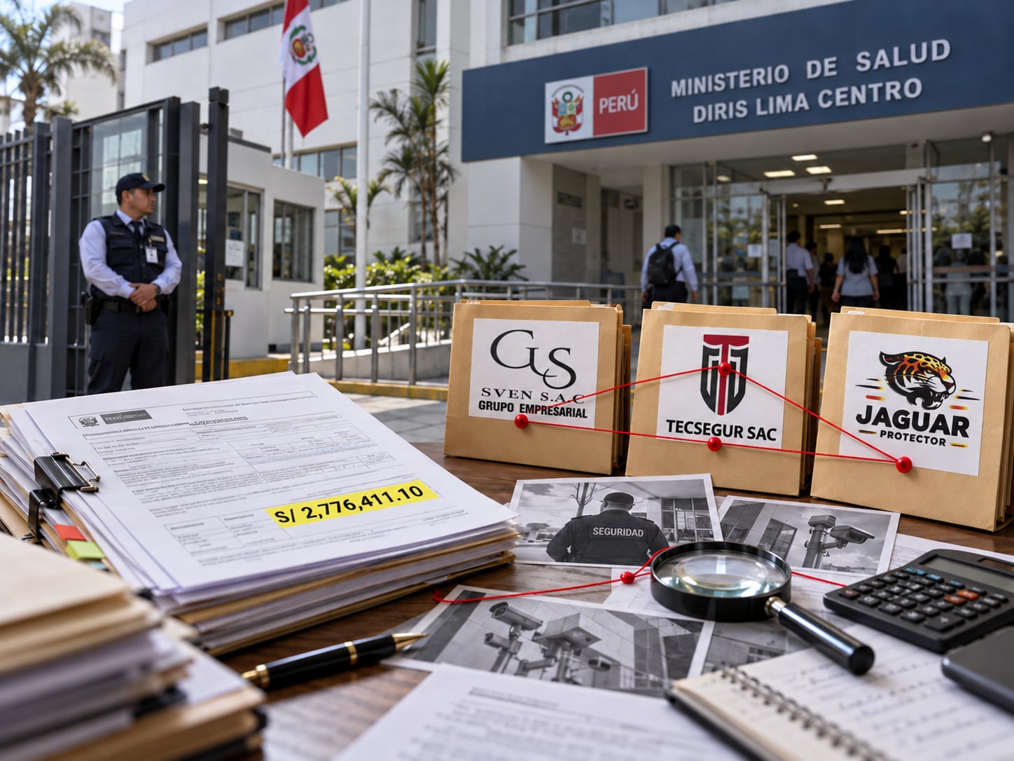 DIRIS Lima Centro contrata vigilancia por casi S/3 millones con empresas cotizantes vinculadas entre sí