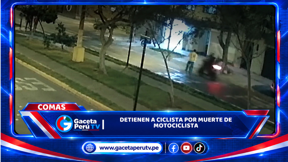 Detienen a ciclista por muerte de motociclista