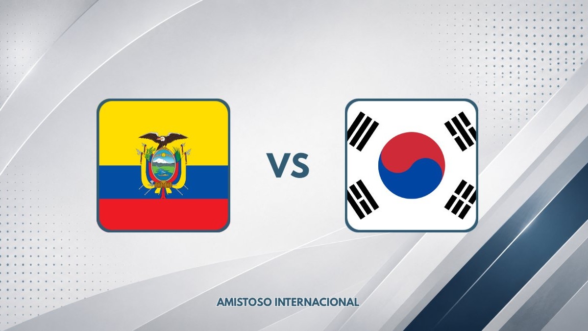 Hoy, Ecuador vs Corea del Sur EN VIVO: sigue el partido en Suwon por un amistoso internacional FIFA 2026