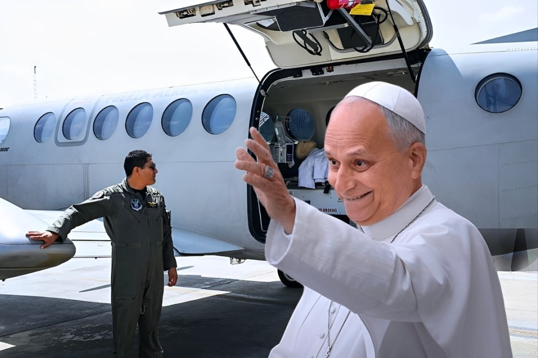 Papa León XIV: FAP pesenta moderno avión ambulancia que lo escoltará durante su visita a Perú