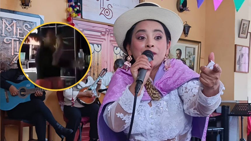 Cantante Soraya Nieto recibió botellazo en el rostro durante concierto en Ayacucho: agresor está prófugo [VIDEO]