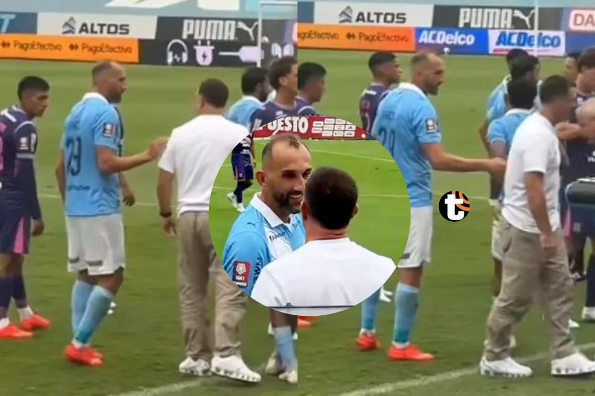 ¡Se descubrió cómo empezó todo! Filtran video del origen de la bronca entre Hernán Barcos y Pablo Guede en el Cristal vs. Alianza Lima