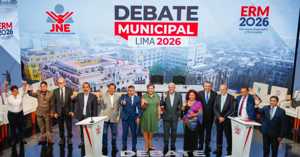 ERM 2026: estas son las duplas, ternas y bloques del debate de hoy, 22 de septiembre, por la Alcaldía de Lima