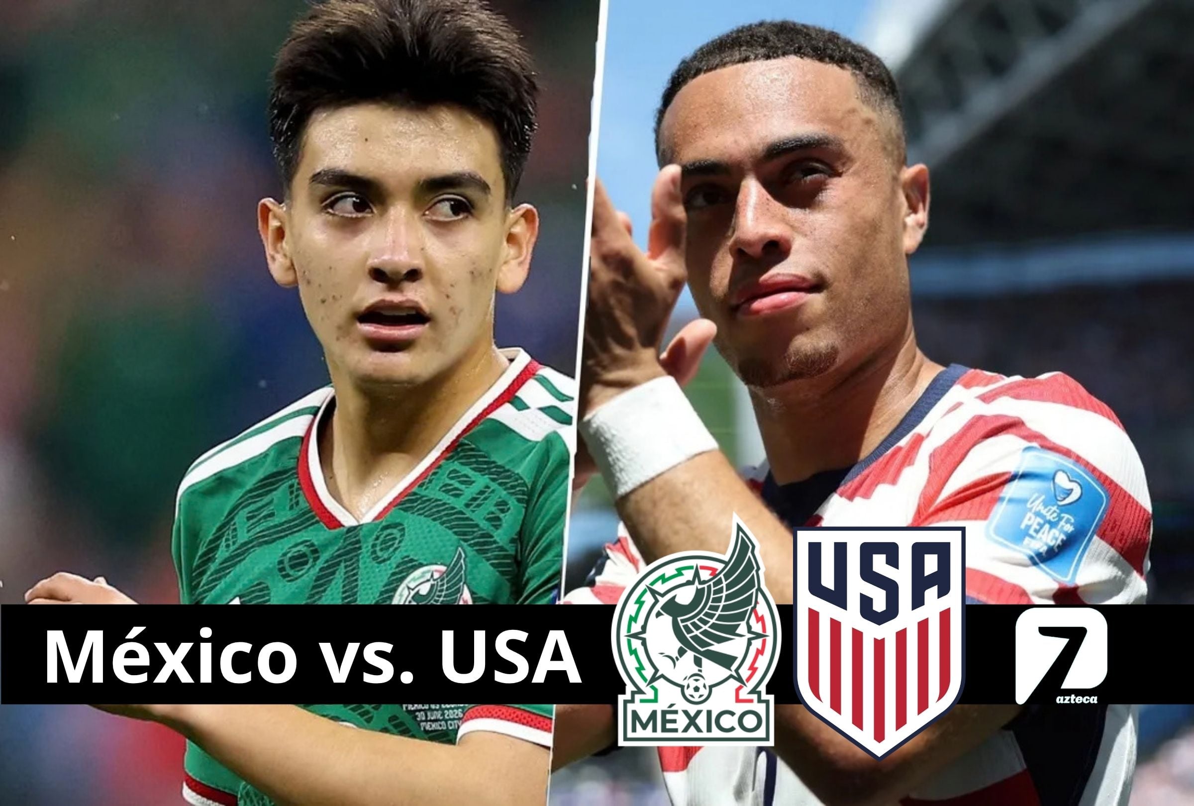TV Azteca 7 transmitió el partido México vs. Estados Unidos por la fecha FIFA 2026