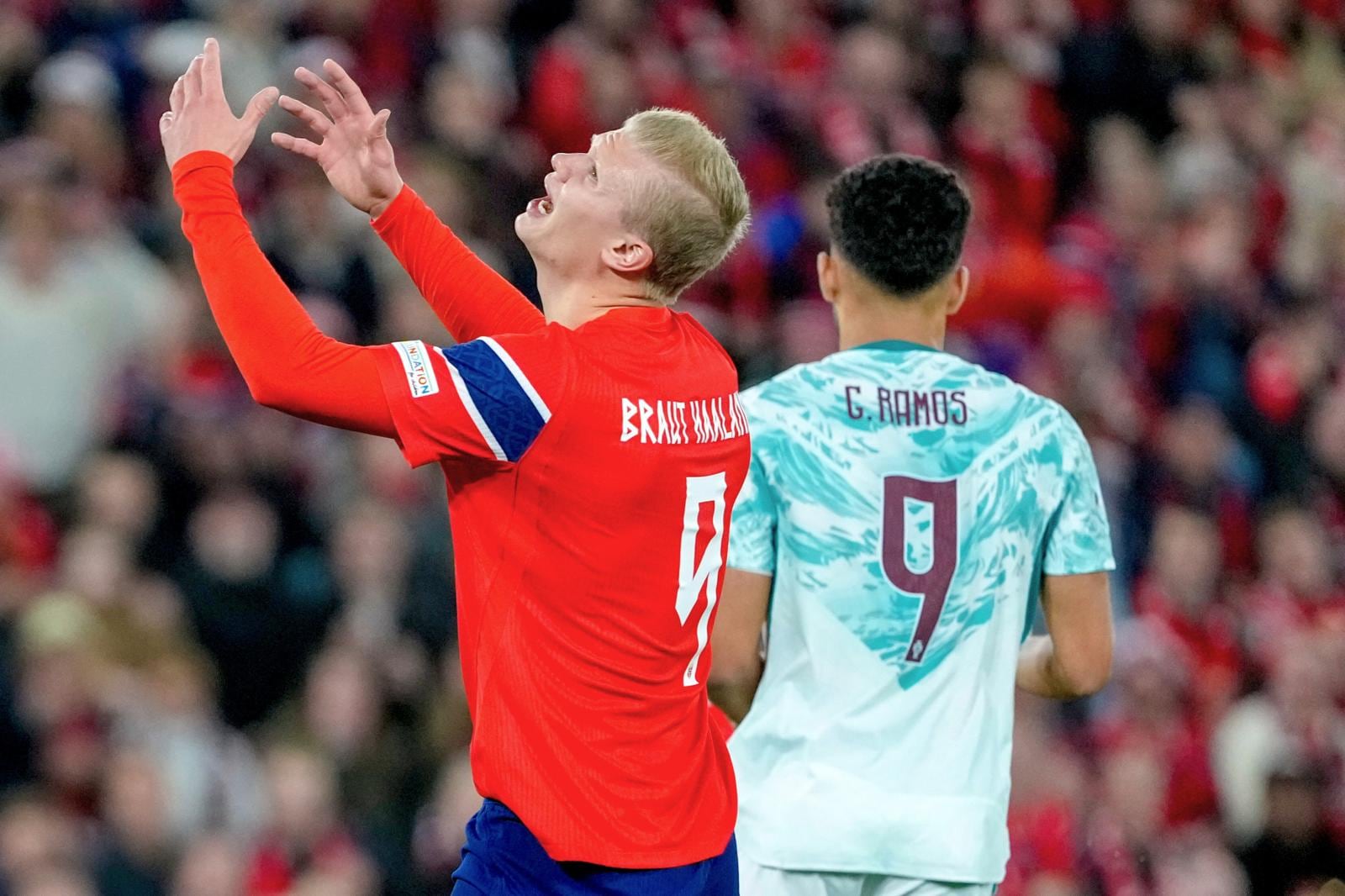 Portugal, sin Cristiano, se impuso 2-1 ante la Noruega de Erling Haaland [VIDEO]