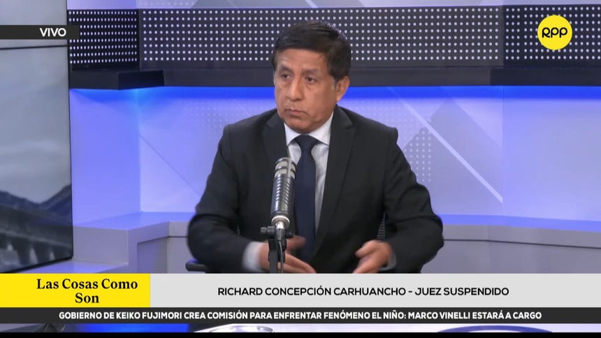 Richard Concepción Carhuancho: "Se piensa que en todos los casos yo dicto prisión preventiva y eso es falso"