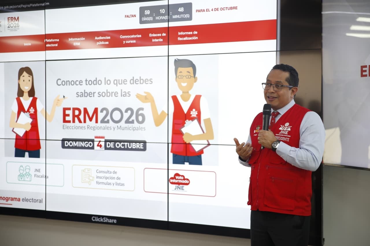Elecciones regionales y locales 2026: debates de candidatos comenzarán el 13 de septiembre