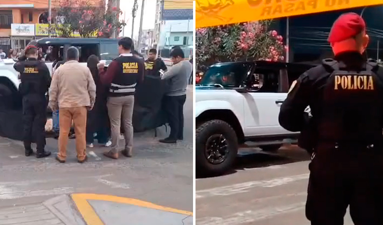 Asesinan a cuatro personas dentro de una camioneta en Trujillo: atacantes habrían fingido ser policías