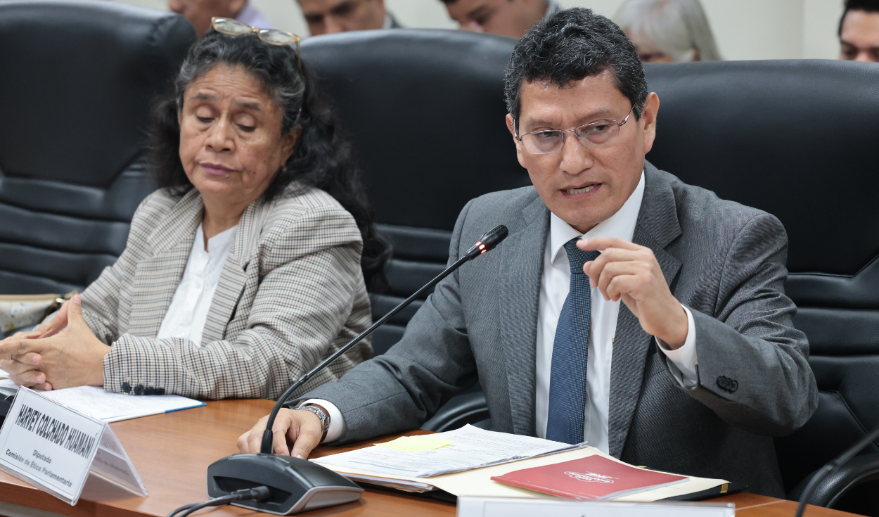 Harvey Colchado deja que pleno de la Comisión de Ética decida su continuidad: "Seré respetuoso de la decisión"