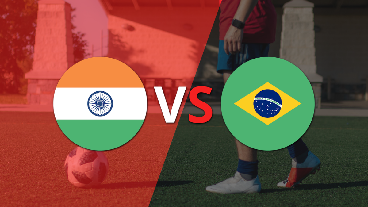 Amistoso internacional: India y Brasil se enfrentan por un duelo amistoso