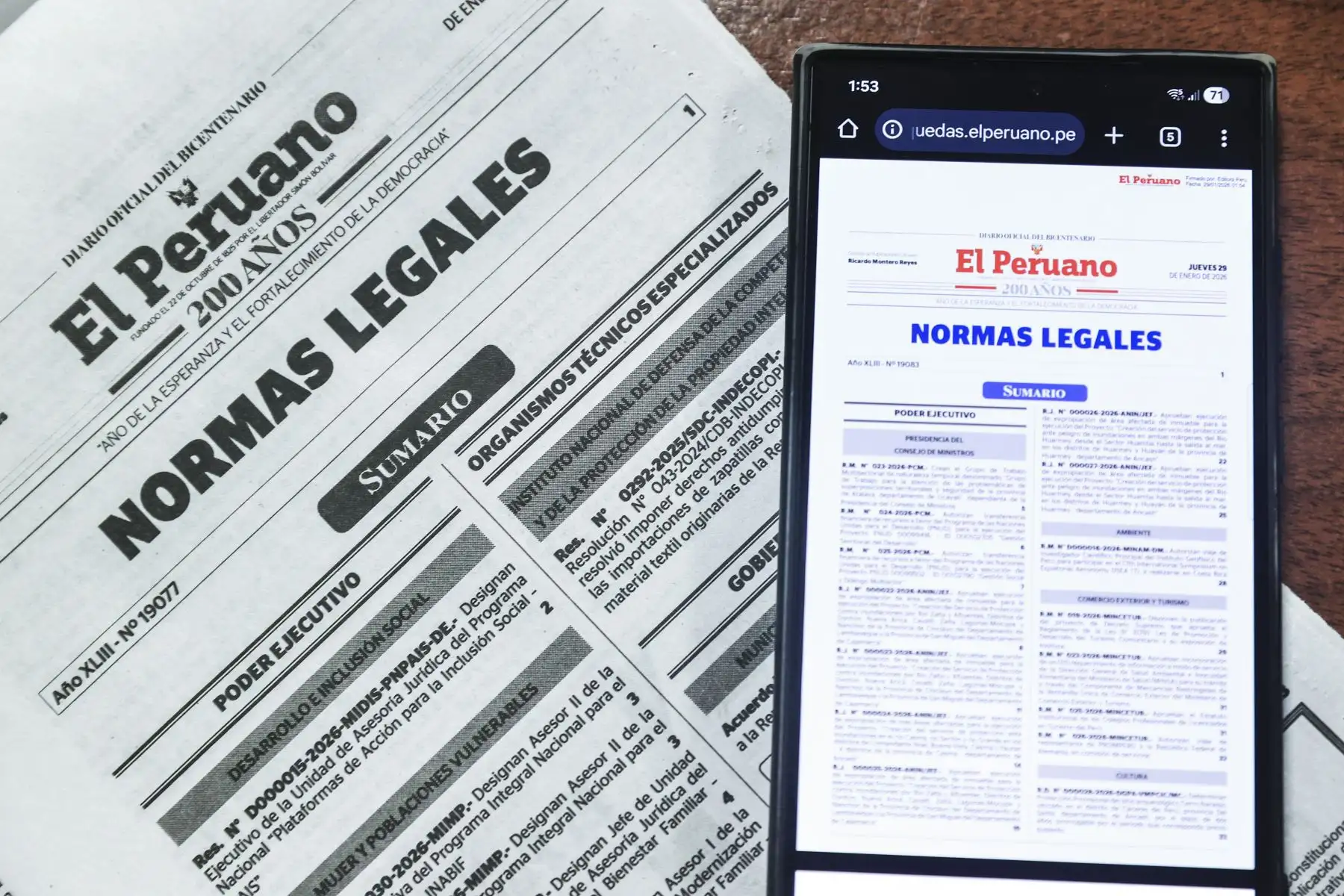 Estas son las normas legales más importantes del domingo 27 de setiembre de 2026