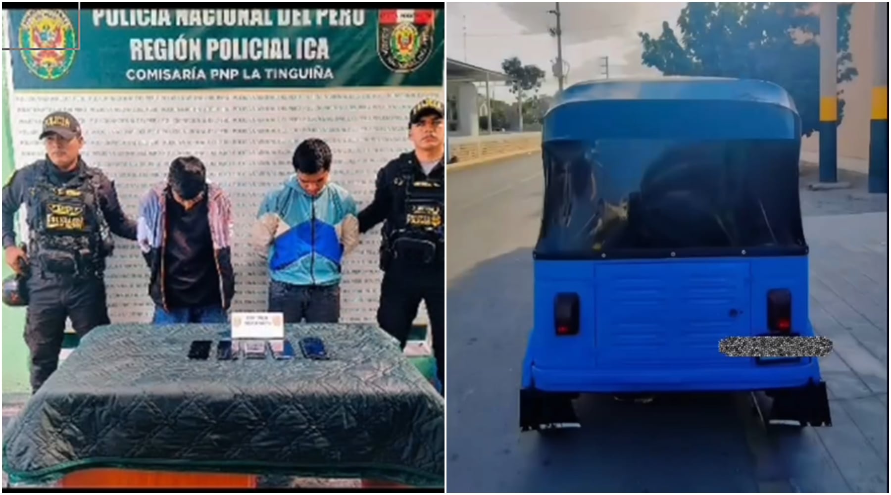 Ica: caen presuntos integrantes de “Los Chukis” en La Tinguiña