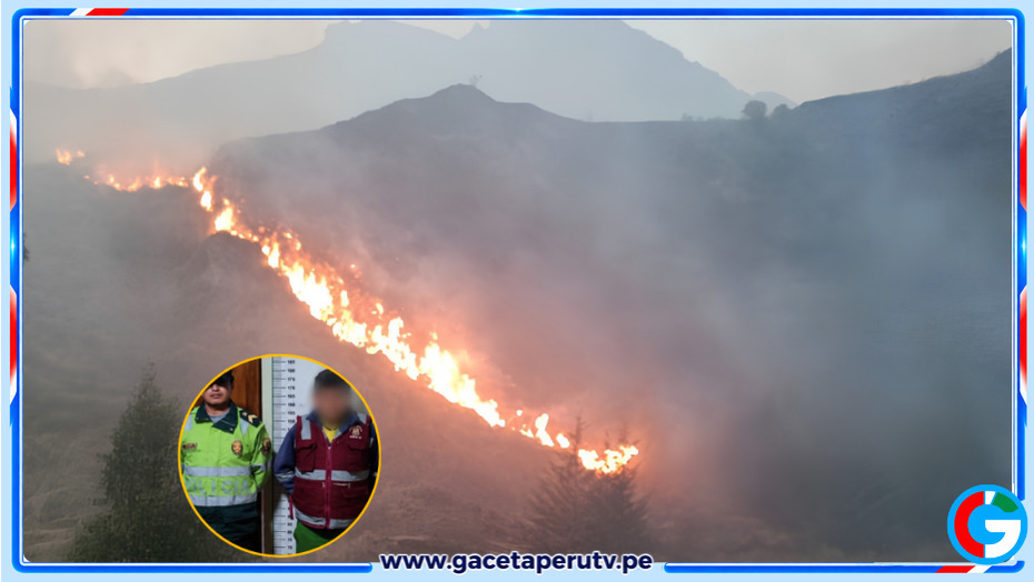 Trabajador municipal sería el responsable de provocar el incendio forestal