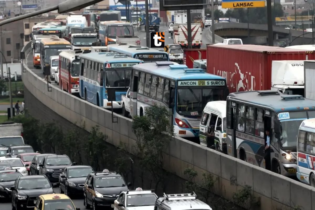 El tráfico en Lima es un infierno