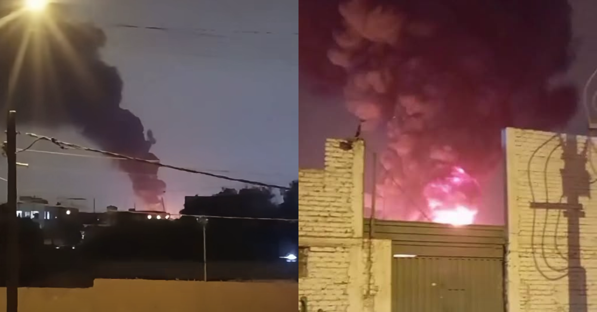 Puente Piedra: incendio se registra en fábrica de plástico que ya había sido clausurada por funcionar sin permisos